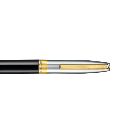 Stylo Bille Sheaffer - Legacy 9065 - Noir Chrome/Gold - Capuchon