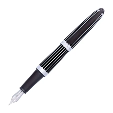 Stylo-plume B Diplomat Aero Stripes Black