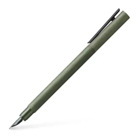 Stylo plume M Faber-Castell - Neo Slim aluminium vert olive