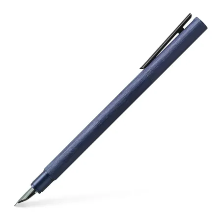 Stylo plume M Faber-Castell - Neo Slim aluminium bleu