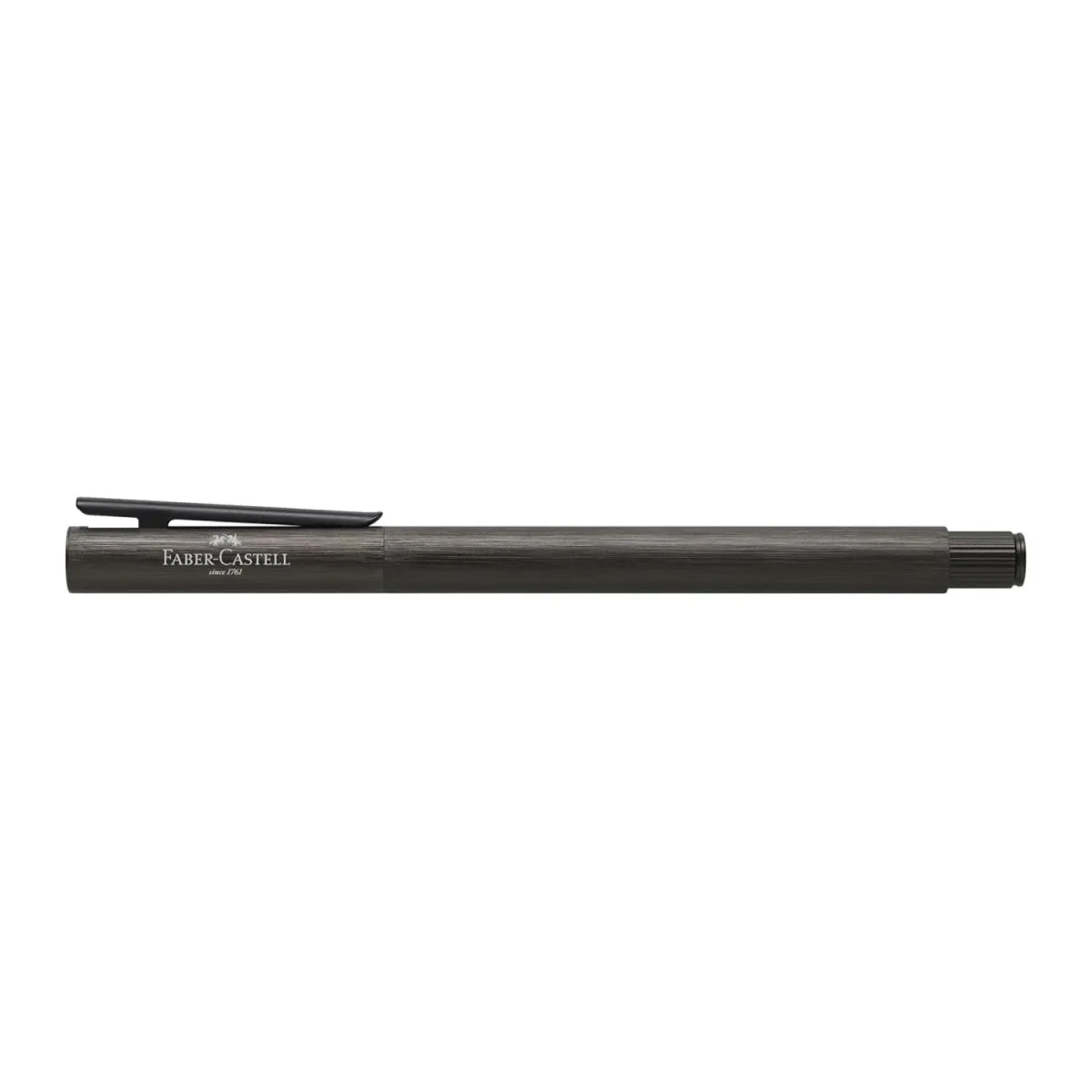 Stylo plume M Faber-Castell - Neo Slim aluminium gun metal - Fermé