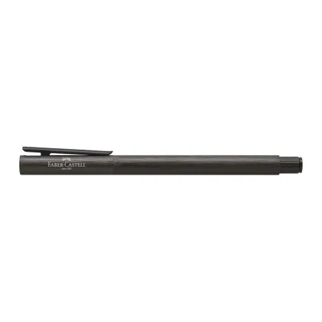 Stylo plume M Faber-Castell - Neo Slim aluminium gun metal - Fermé