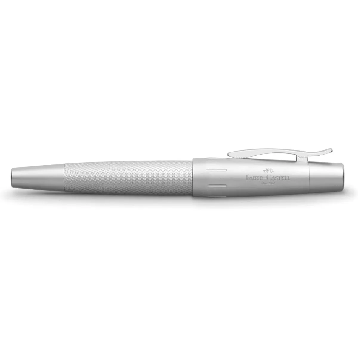 Stylo plume M Faber-Castell e-motion Pure silver - Fermé