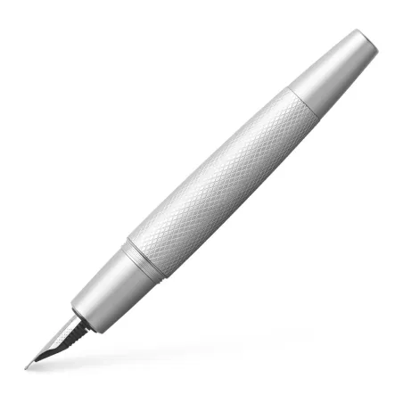 Stylo plume M Faber-Castell e-motion Pure silver