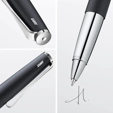 Stylo roller LAMY Studio Noir Mat - Design Élégant