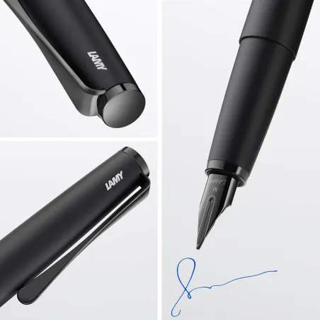 Stylo plume M LAMY studio Lx - Total Black