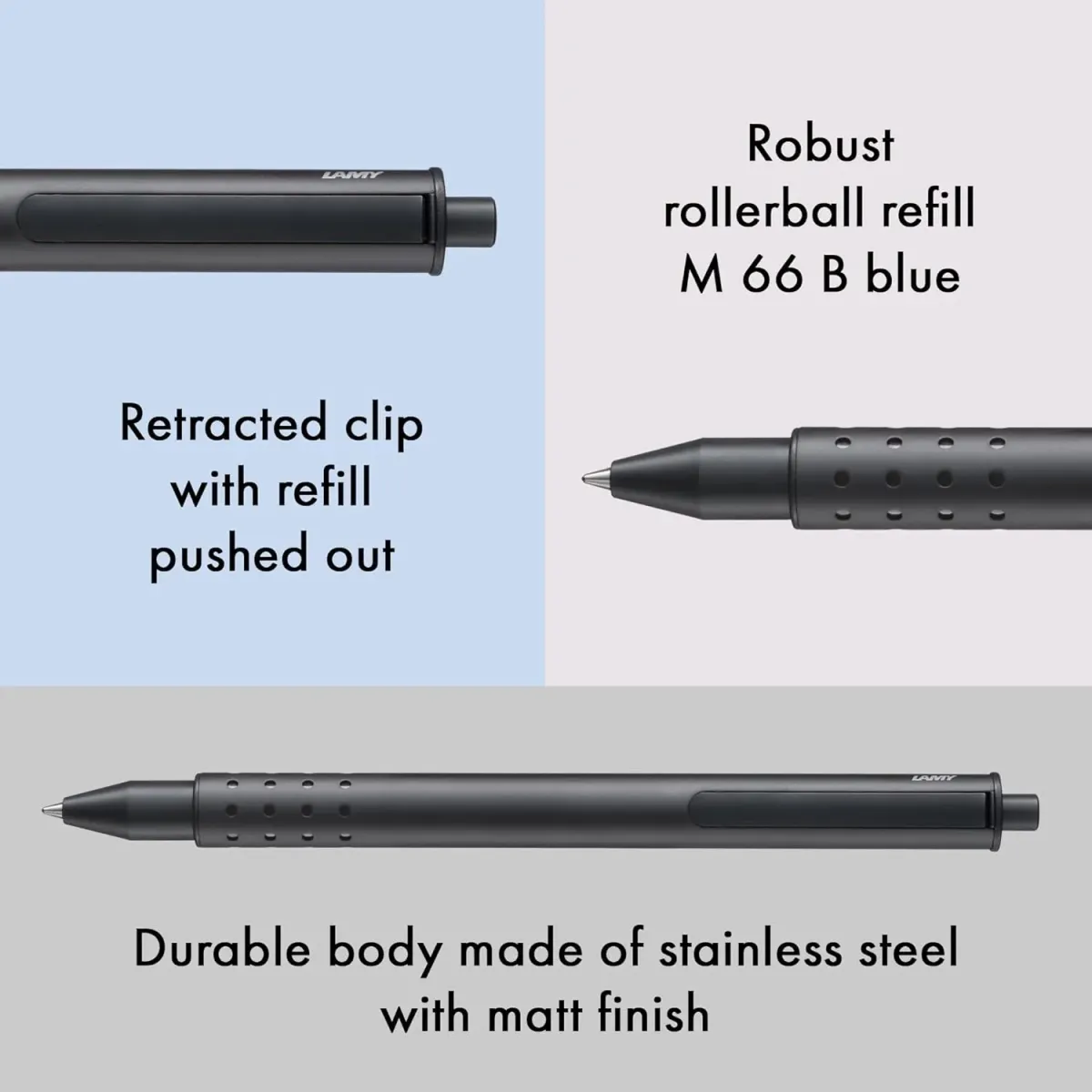 Stylo Roller LAMY - Swift Noir mat