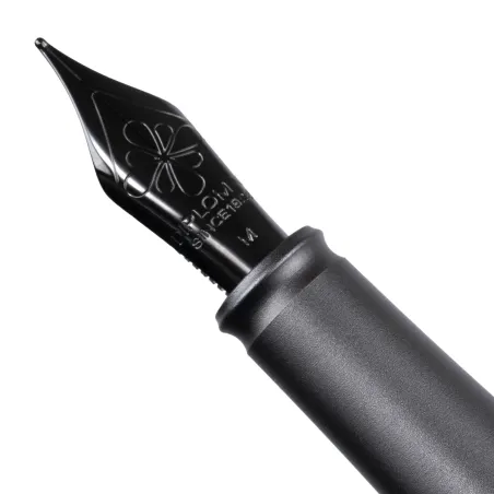 Stylo plume B Diplomat Aero - Pure Black - Plume Acier - Plume