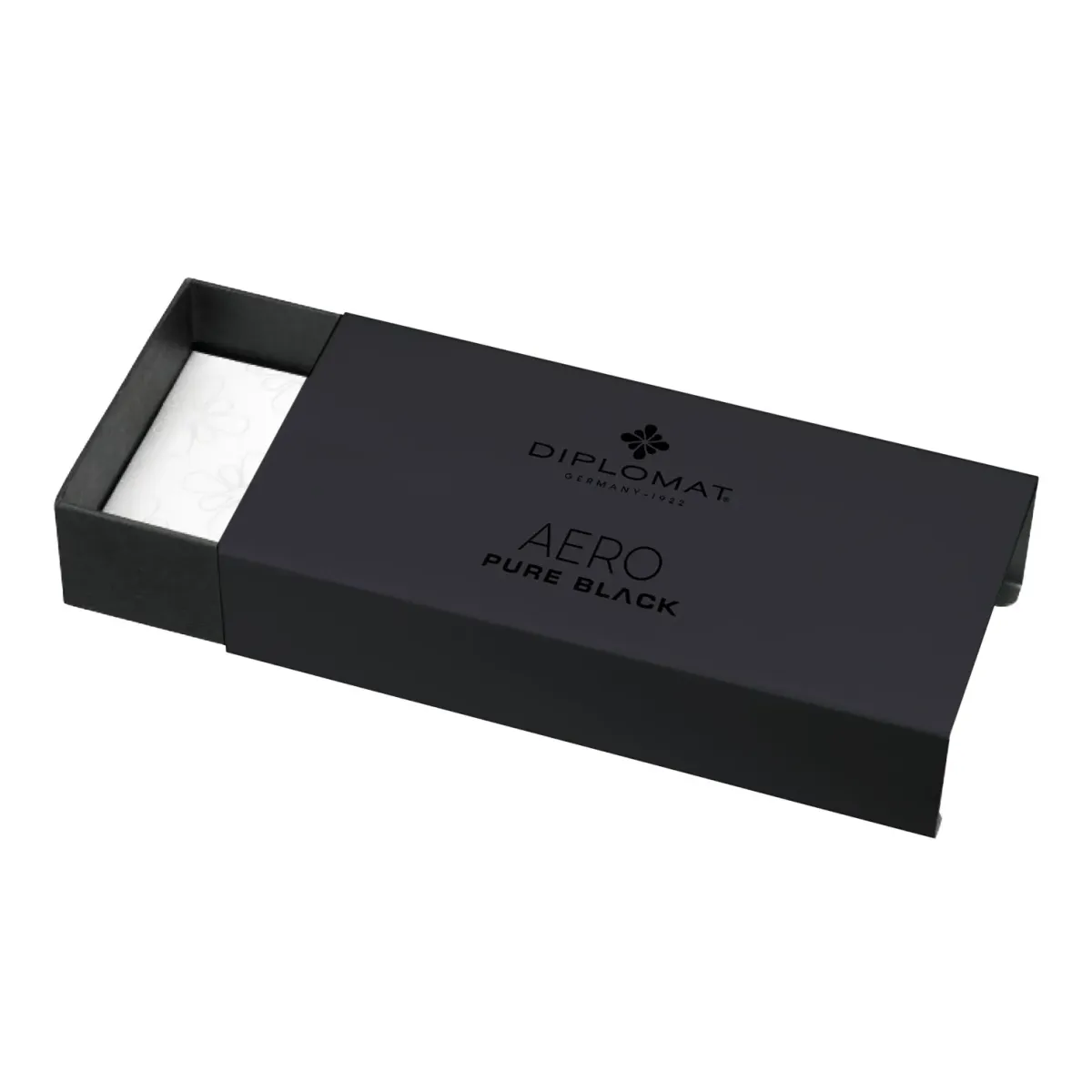 Stylo Bille Diplomat Aero - Pure Black - Coffret