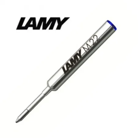 Recharge Stylo Bille Lamy M22 Bleu - Largeur Moyenne (M)