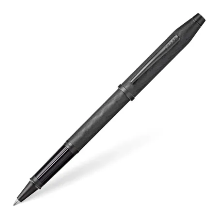 Stylo roller CROSS Century II - Noir Gravé pointe de diamant