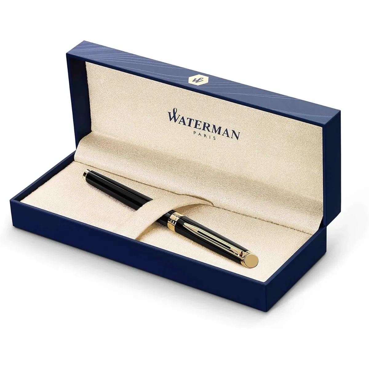 *Stylo plume M Waterman Hemisphere Noir GT - GC - Coffret