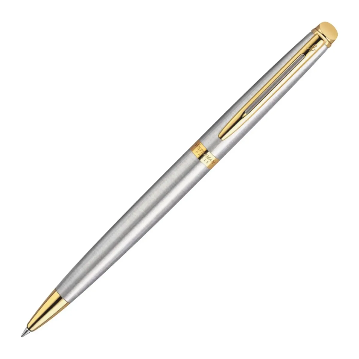 Stylo bille WATERMAN Hemisphere acier - doré