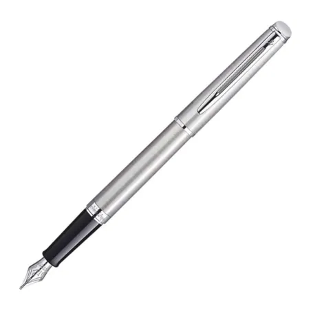 Stylo plume M Waterman Hemisphere - acier CT
