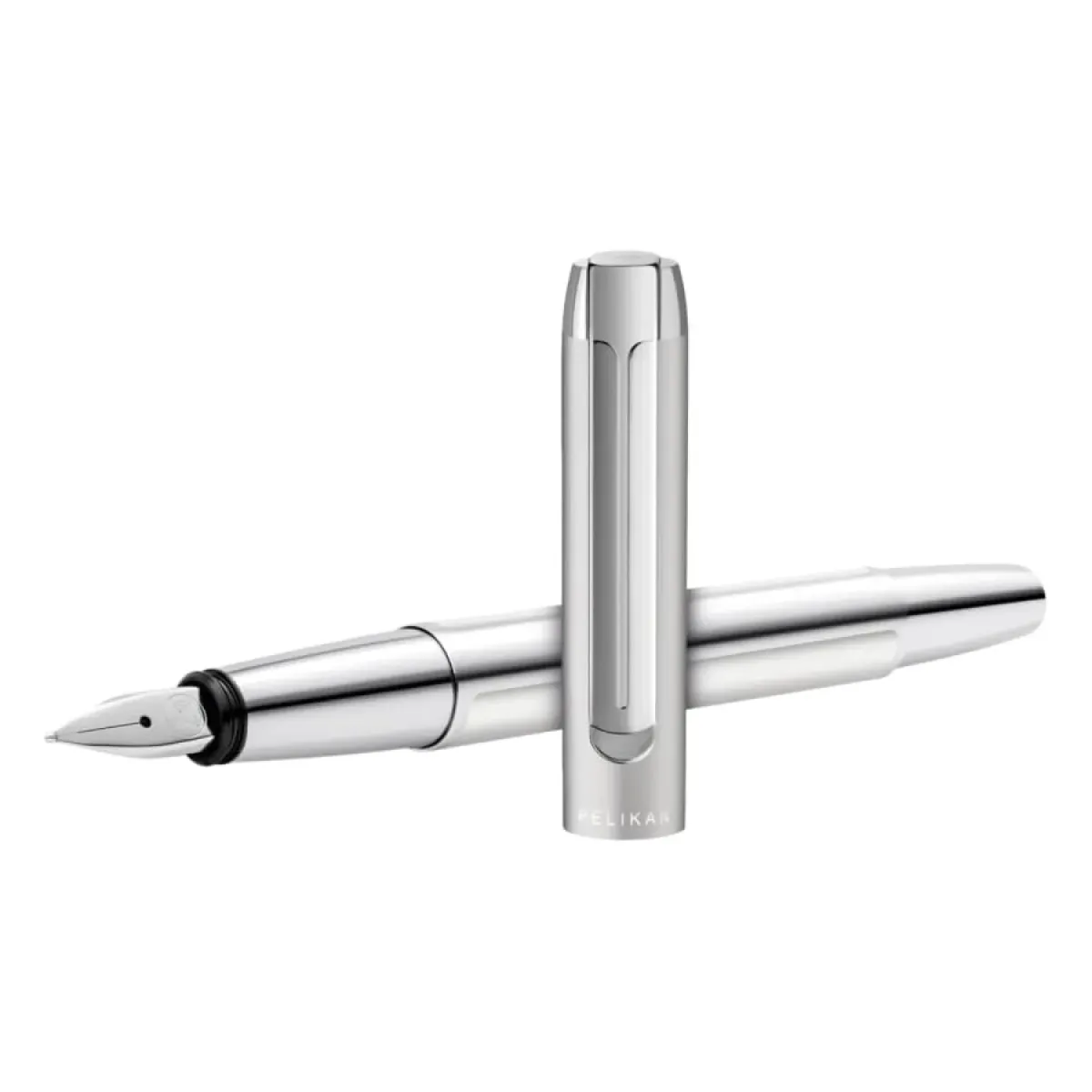 Stylo-plume Pelikan Pura P40 Silver – Plume M