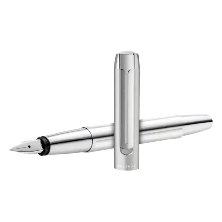 Stylo-plume Pelikan Pura P40 Silver – Plume M