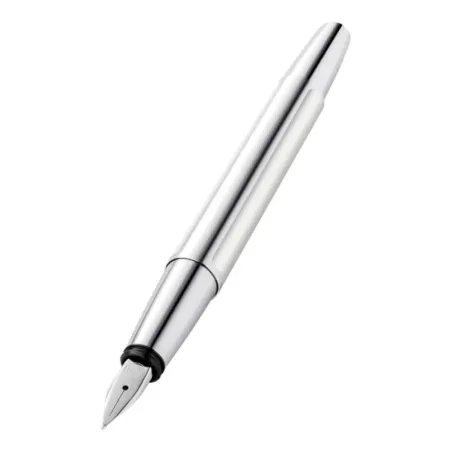 Stylo-plume Pelikan Pura P40 Silver – Plume M