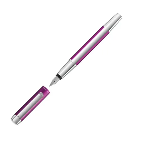 Stylo plume M Pelikan - PURA P40 - Violet - Ouvert