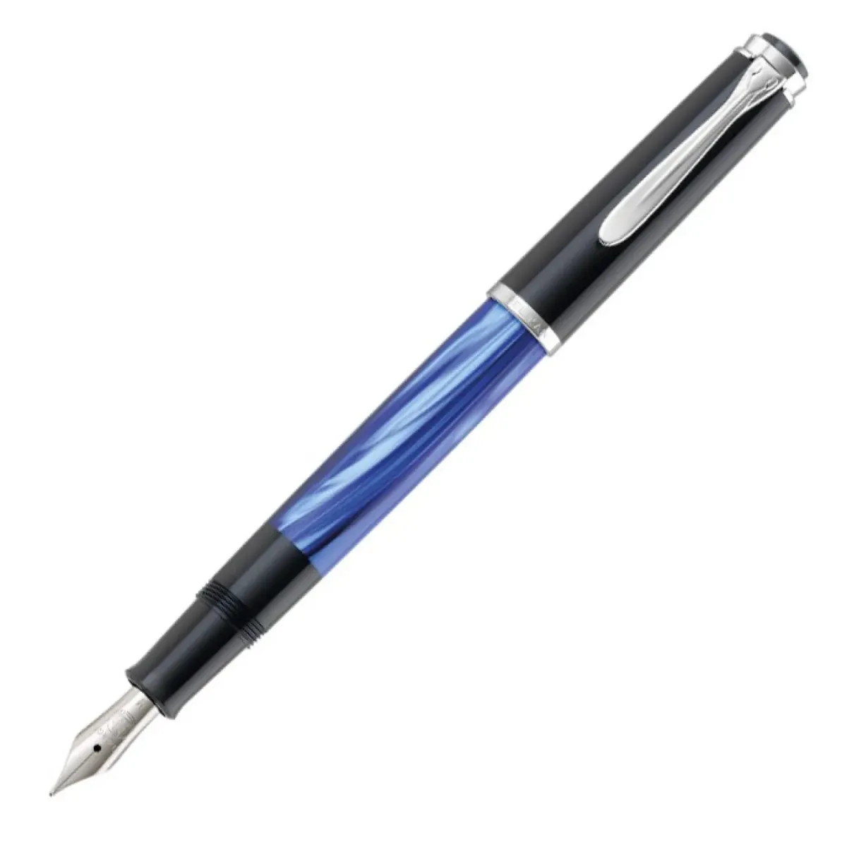 Stylo Plume M Pelikan - Tradition M205" Bleu Marbré