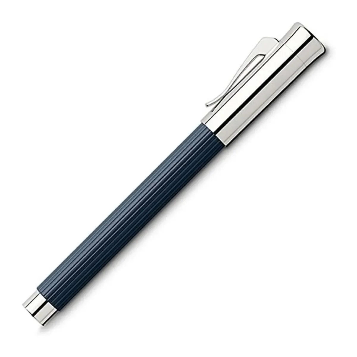 Stylo-plume M Graf von Faber Castell - Tamitio Bleu nuit - Fermé