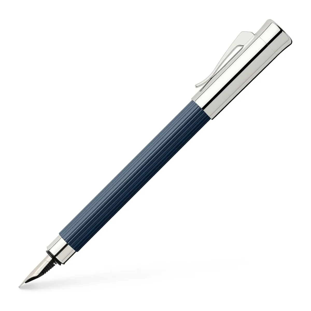 Stylo plume M Graf von Faber Castell - Tamitio Bleu nuit