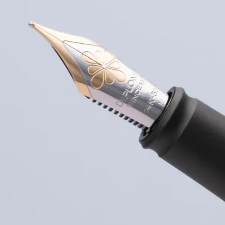 Stylo plume F Diplomat Aero - Black Forest - Plume or 14 ct - plume