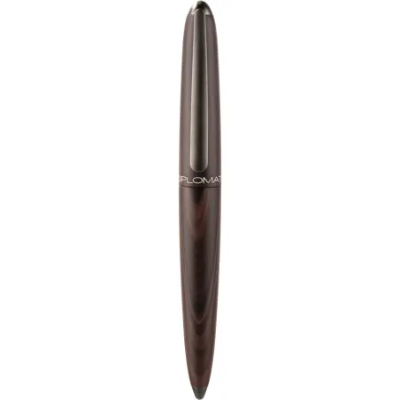 Stylo plume EF Diplomat Aero - Black Forest - Plume Acier - Fermé