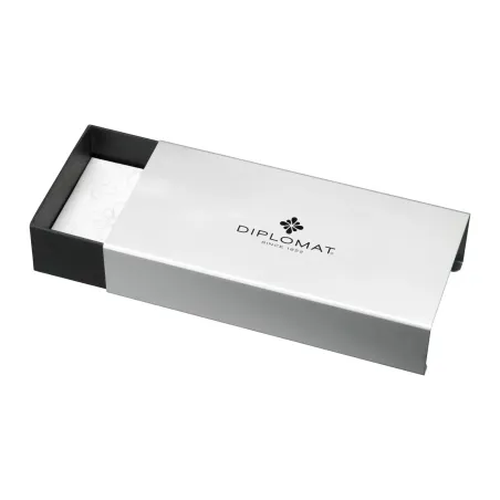 Stylo Plume Diplomat Aero Black Forest Plume Acier Large
