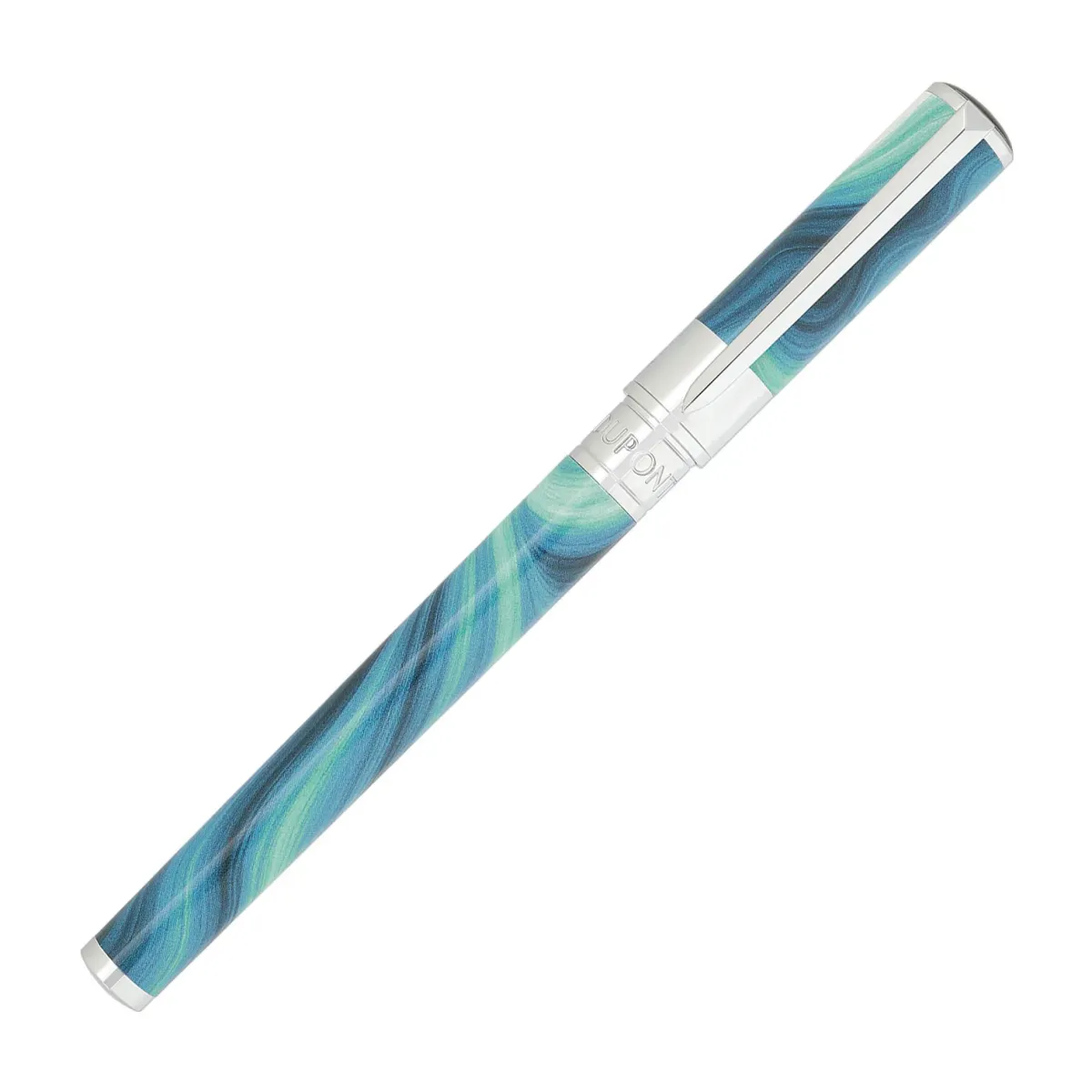 Stylo Roller S.T. Dupont - Initial - GEODE Bleu - fermé