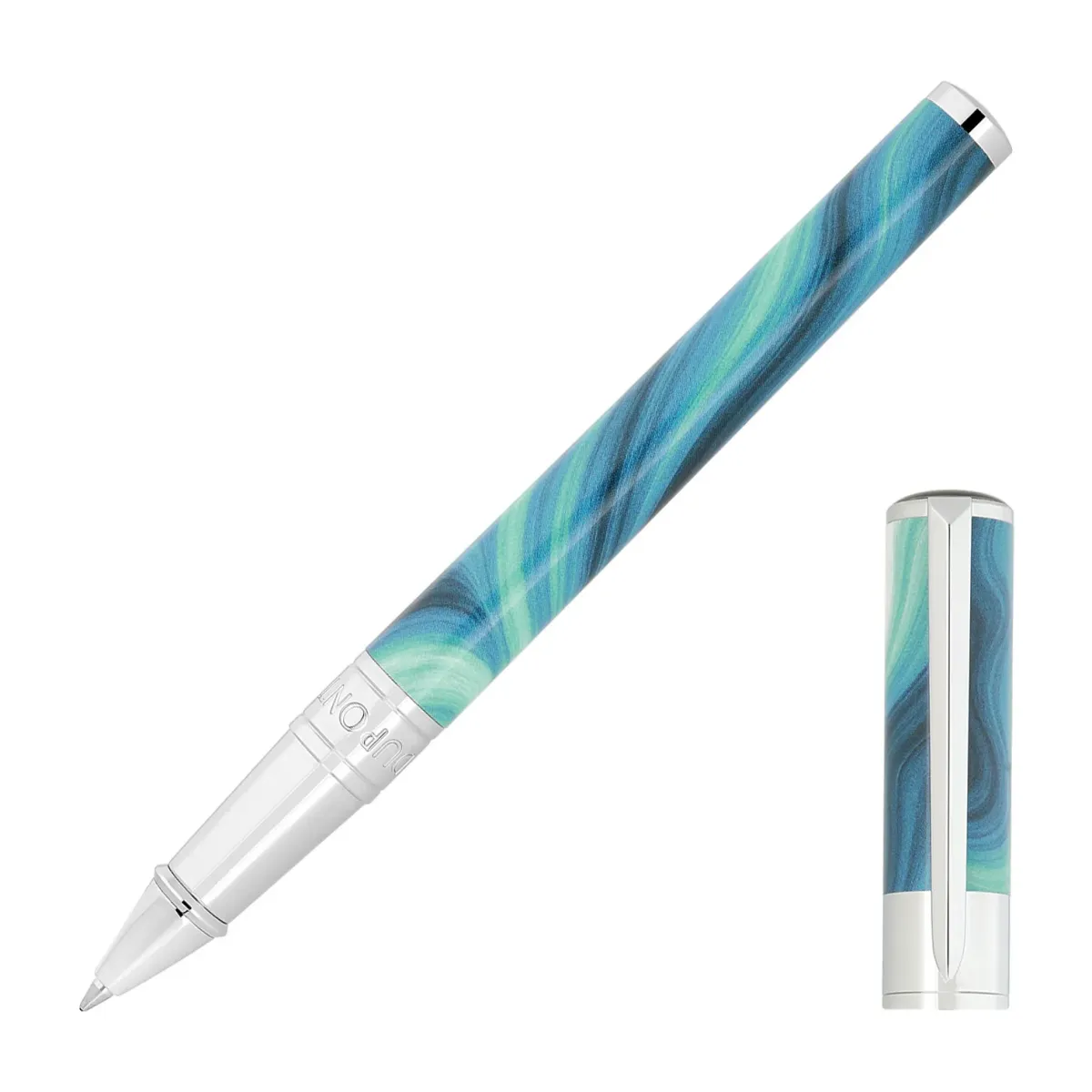 Stylo Roller S.T. Dupont - Initial - GEODE Bleu