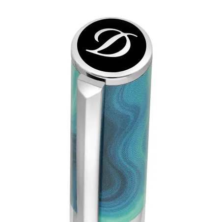 Stylo Roller S.T. Dupont - Initial - GEODE Bleu - Capuchon