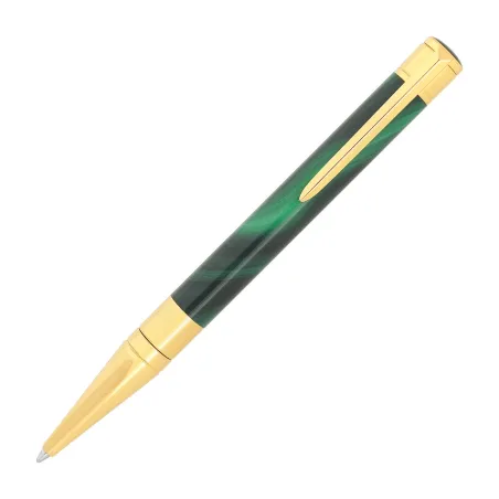 Stylo Bille S.T. Dupont - Initial - GEODE Vert Chrome