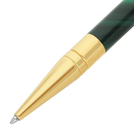 Stylo Bille S.T. Dupont - Initial - GEODE Vert Chrome - Pointe
