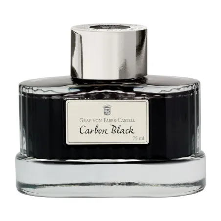 Flacon d'encre Graf von Faber Castell - Noir Carbone 75ml