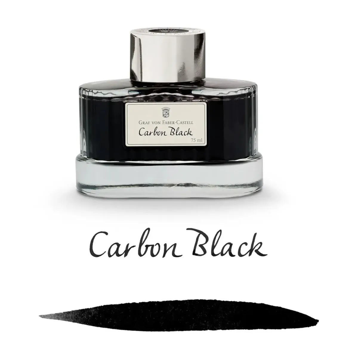 Flacon d'encre Graf von Faber Castell - Noir Carbone 75ml