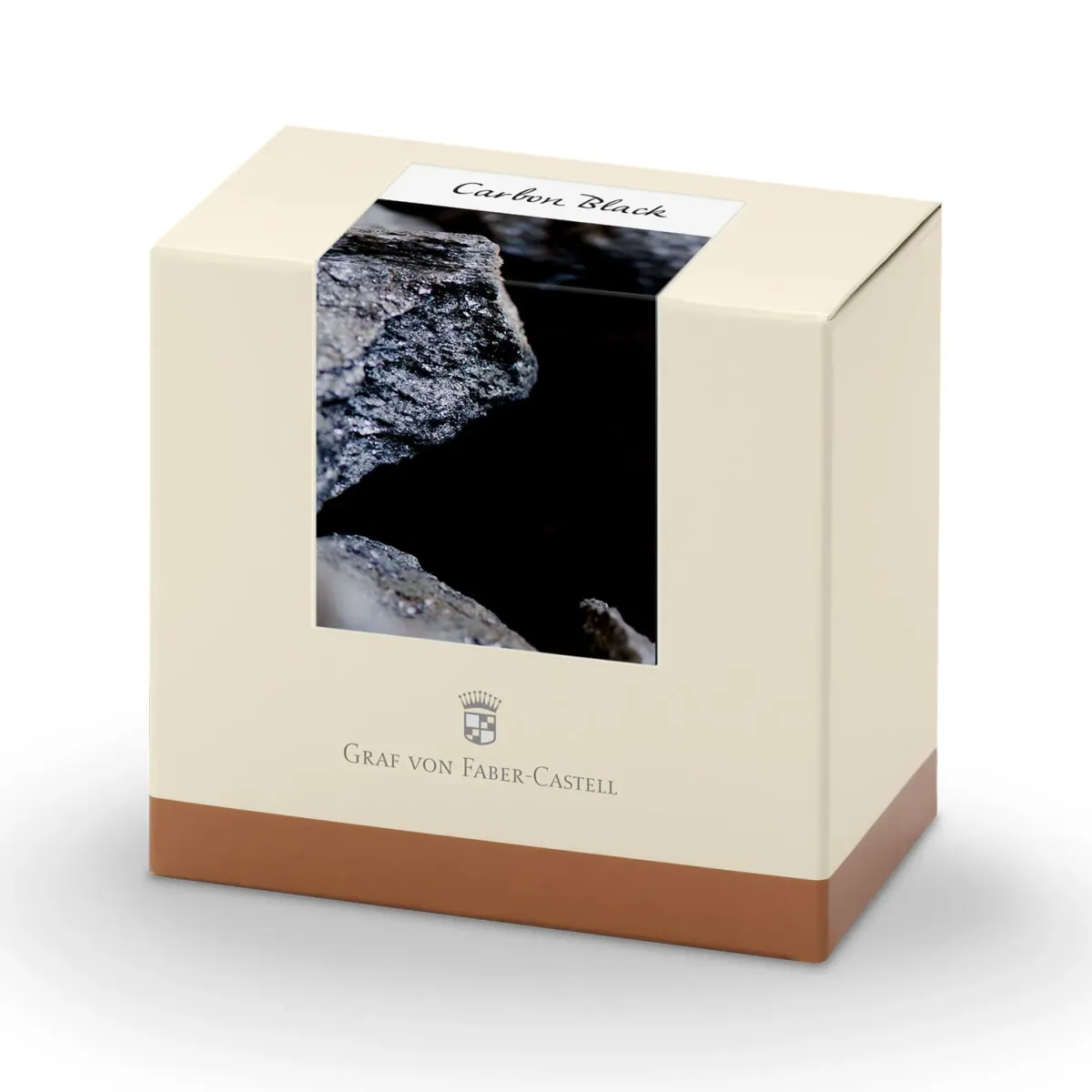 Flacon d'encre Graf von Faber Castell - Noir Carbone 75ml - Boite