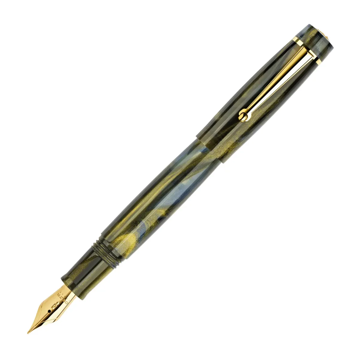 Stylo-Plume DELTA - Signs Of Time - Rinascimento - GT Plume acier - stub 1.5mm