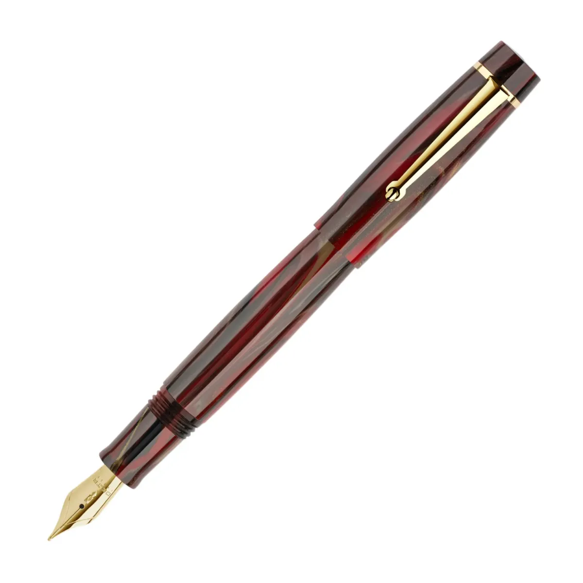 Stylo-Plume DELTA - Signs Of Time - Barocco  - GT Plume acier - F