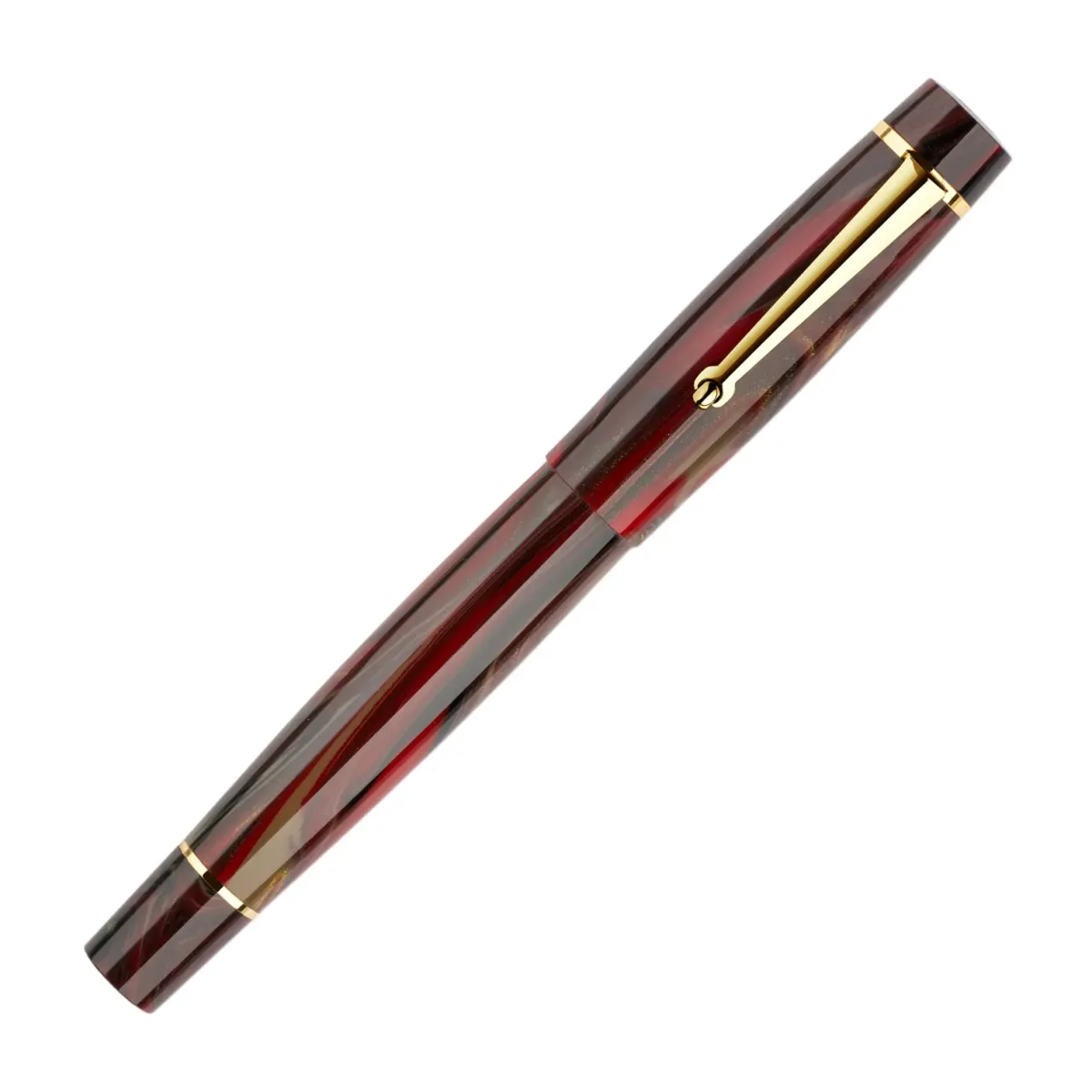 Stylo-Plume DELTA - Signs Of Time - Barocco  - GT Plume acier - stub 1.1mm  - Fermé