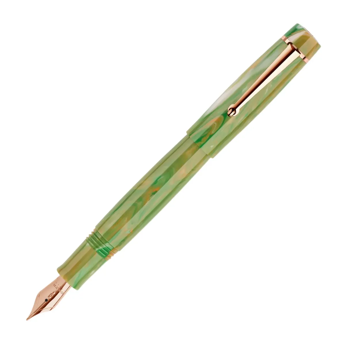 Stylo-Plume DELTA - Signs Of Time - Rococò - RGT Plume acier - EF