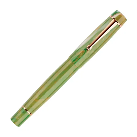 Stylo-Plume DELTA - Signs Of Time - Rococò - RGT Plume acier - B - Fermé