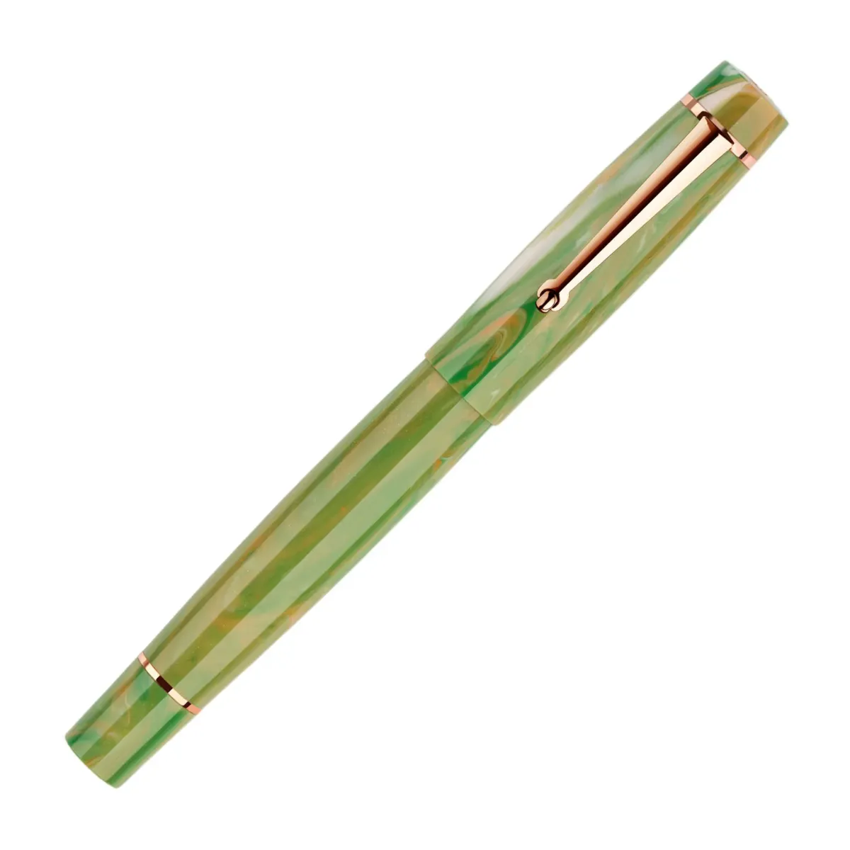 Stylo-Plume DELTA - Signs Of Time - Rococò - RGT Plume acier - stub 1.5mm  - Fermé