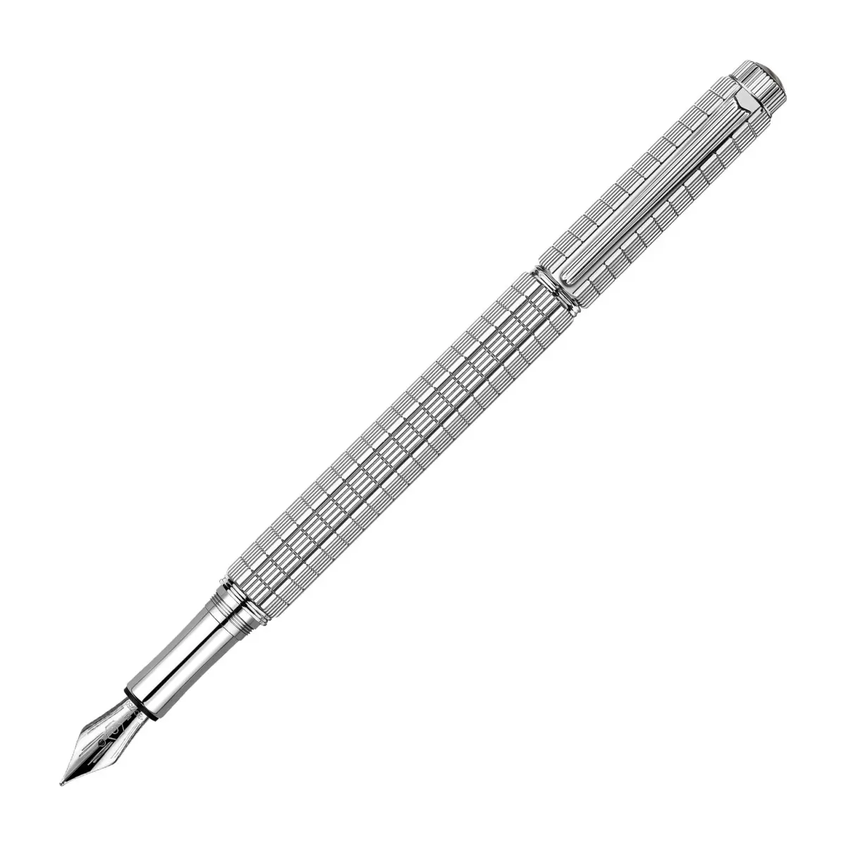 Stylo plume F Caran d'Ache - Varius Lights - Argentés palladiés - Ed.Limitée