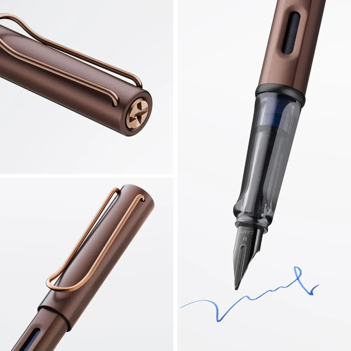 Stylo-plume LAMY LX - Marron - Plume Moyenne (M) - plume
