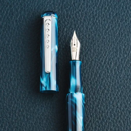 Stylo-plume F Tom Hessin Thames Blue