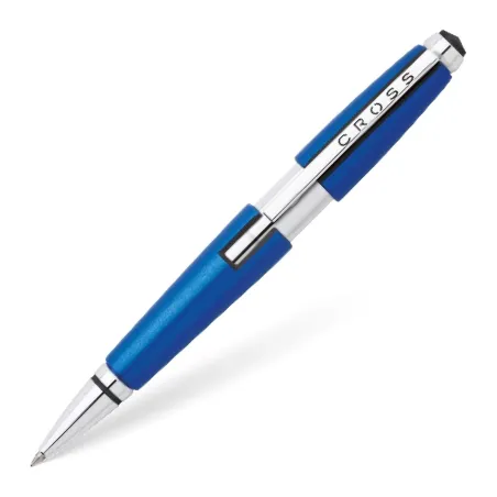 Stylo Roller CROSS Edge - Bleu Nitro Attributs chromés
